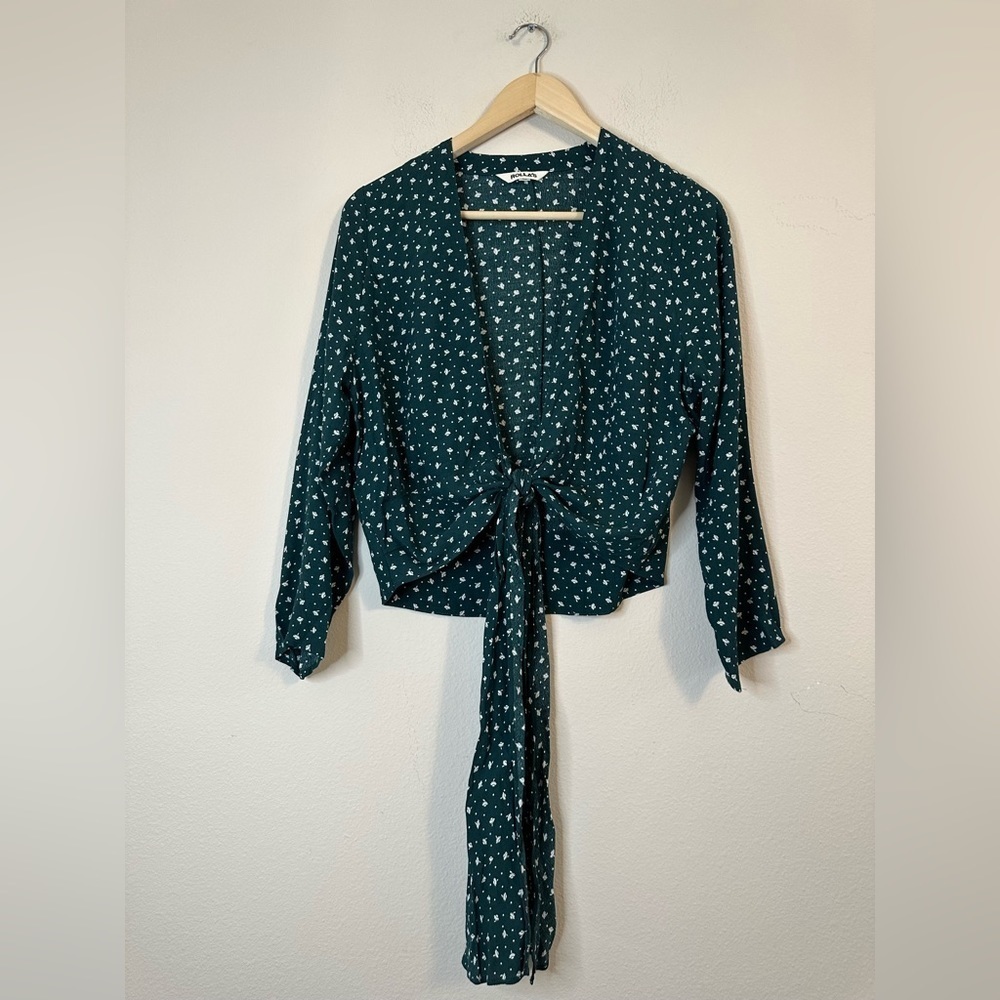 Rolla`s Delilah Dandelion Blouse in Ivy size S - Picture 3 of 12